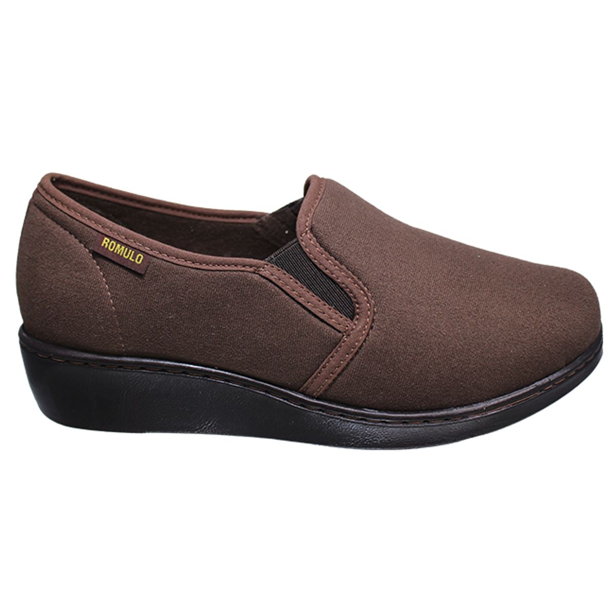 CALZADO ROMULO - Zapato Romulo Mocasín Textil Tacón Corrido