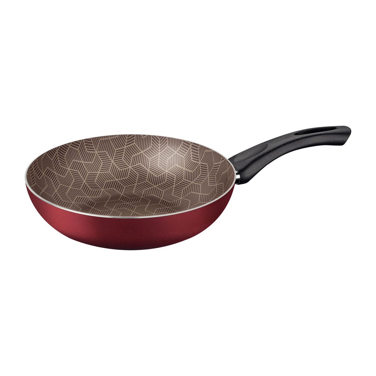 TRAMONTINA - Sartén Honda Tramontina Paris en Aluminio Antiadherente Rojo 24 cm 2,2 L