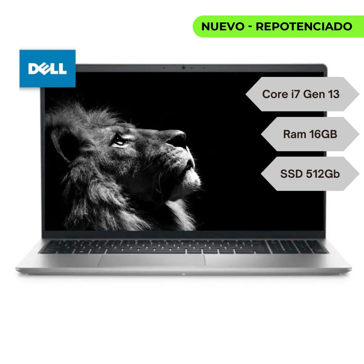DELL - Portatil Dell Intel Core i7-1355U Ram 16Gb SSD 512Gb 15.6" FHD Win 11