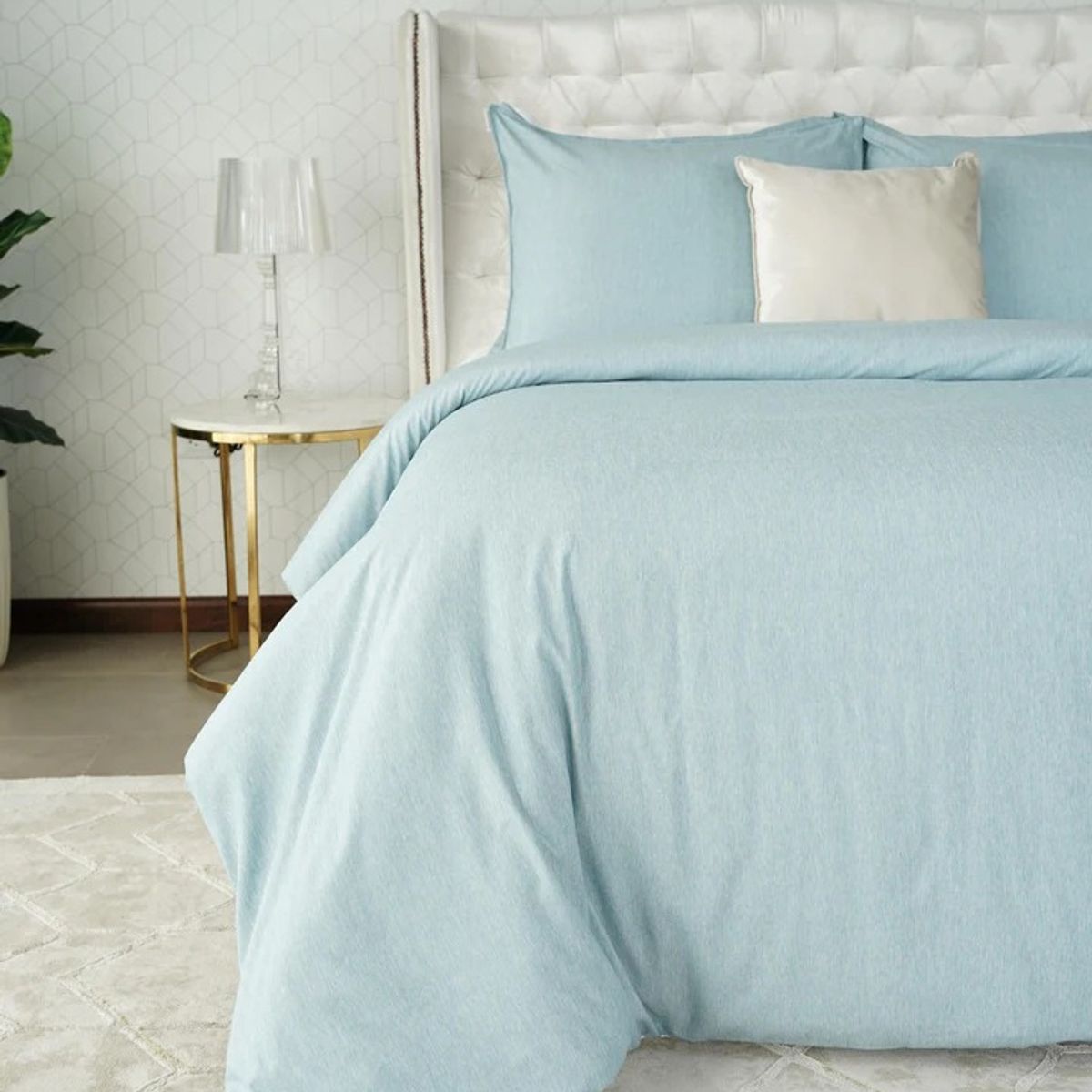 AMARE HOME - Duvet Cover Dolcce Aqua para cama Sencilla - Amare Home