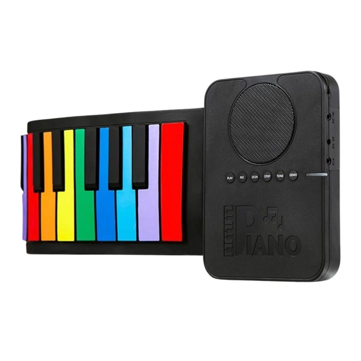 AMERICAN GENERICS - Piano Electrónico Portátil Enrollable Flexible 37 Teclas