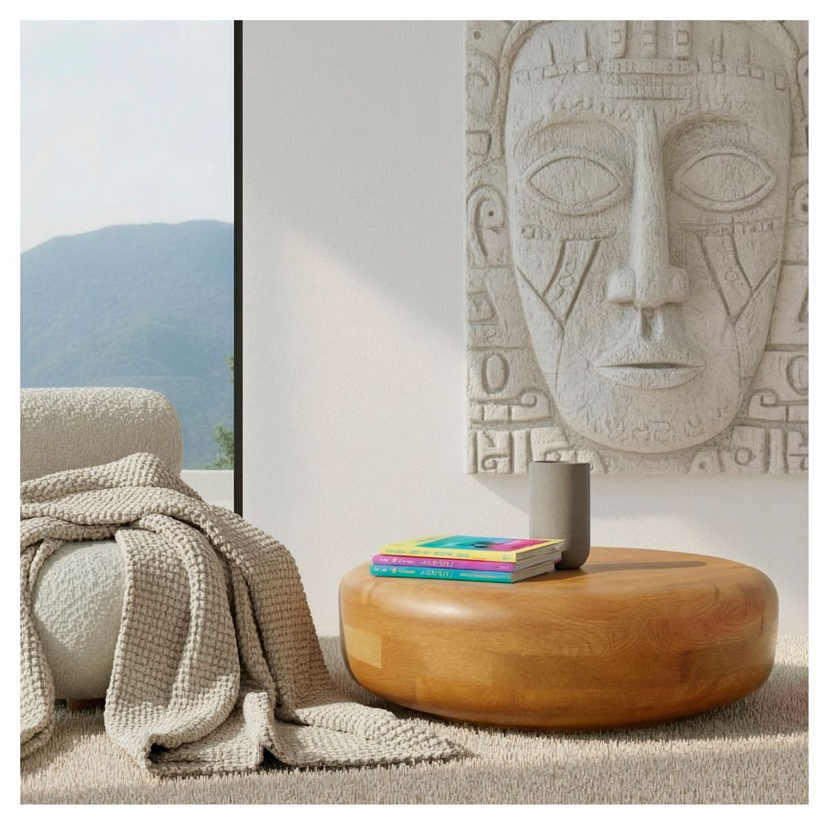 22 GRADOS DECORACION - Mesa de Centro Nibiru en Roble 110cm