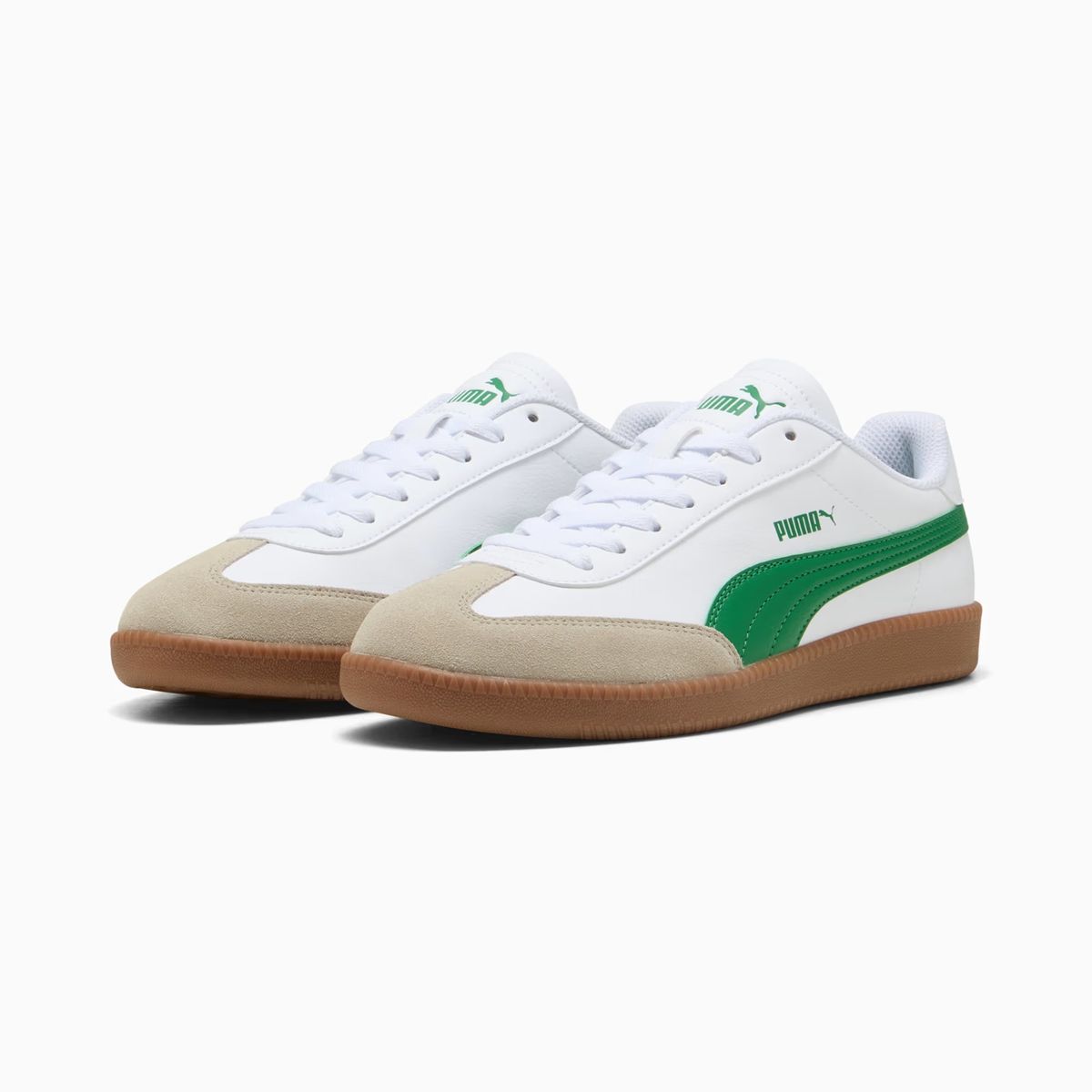 PUMA - Tenis Puma Hombre 9-T 398174-18 Blanco Verde Uso Diario