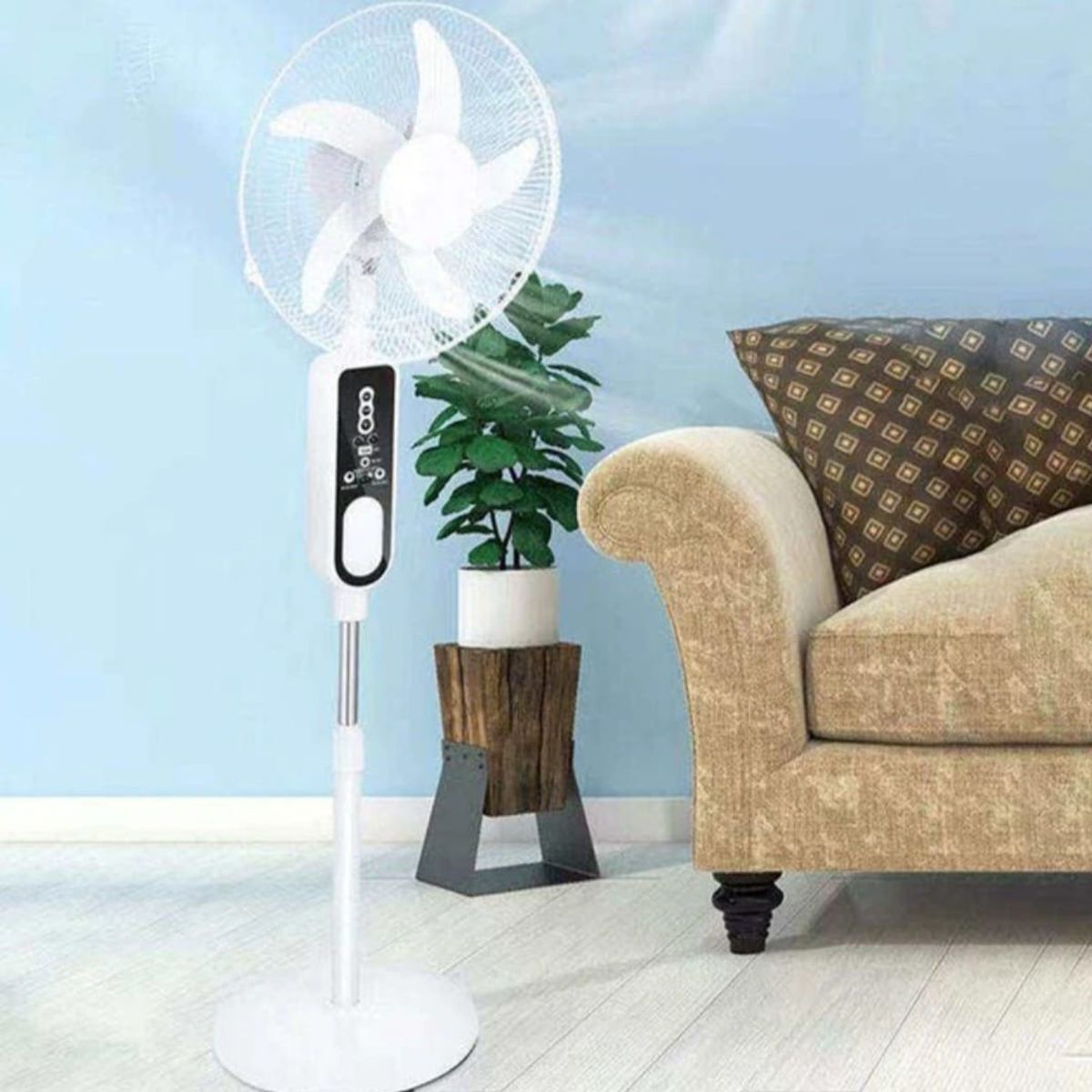 DKASA - Ventilador Recargable Dkasa Ahorrador de Energía 16 pulgadas