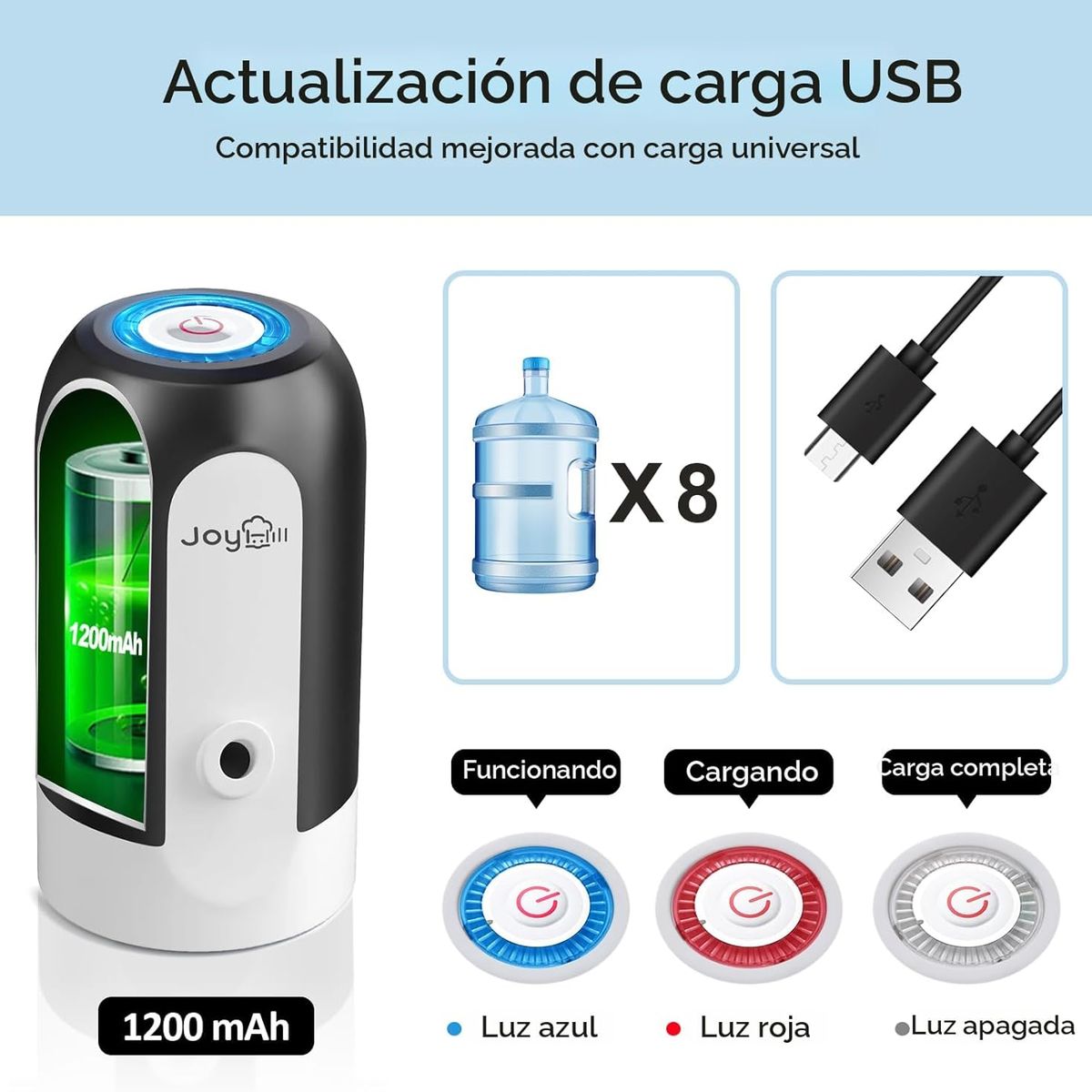 GENERICO - Dispensador de agua recargable botellon agua