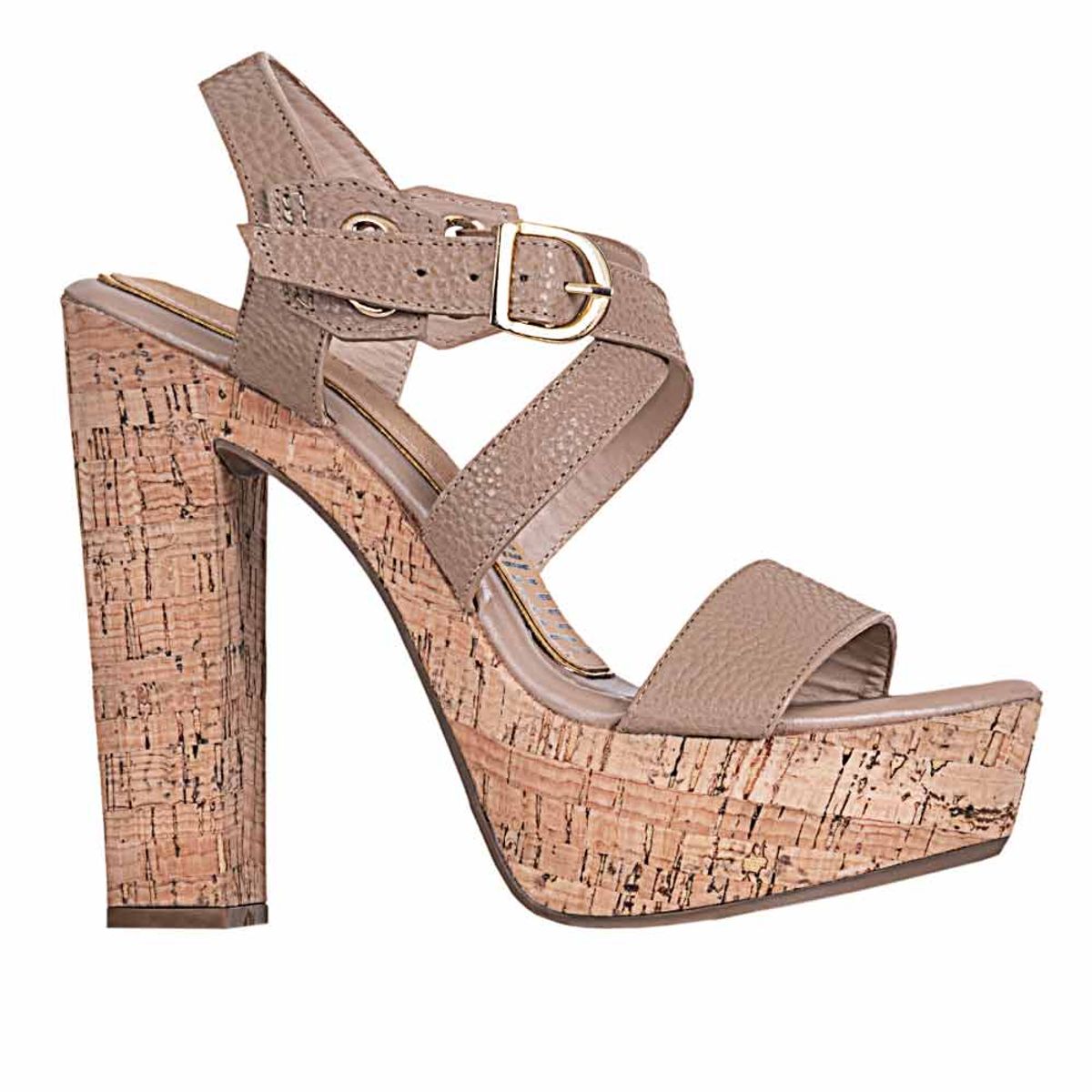 CAROLINA CRUZ - Sandalia tacon de mujer Carolina cruz Nude sandm-4278