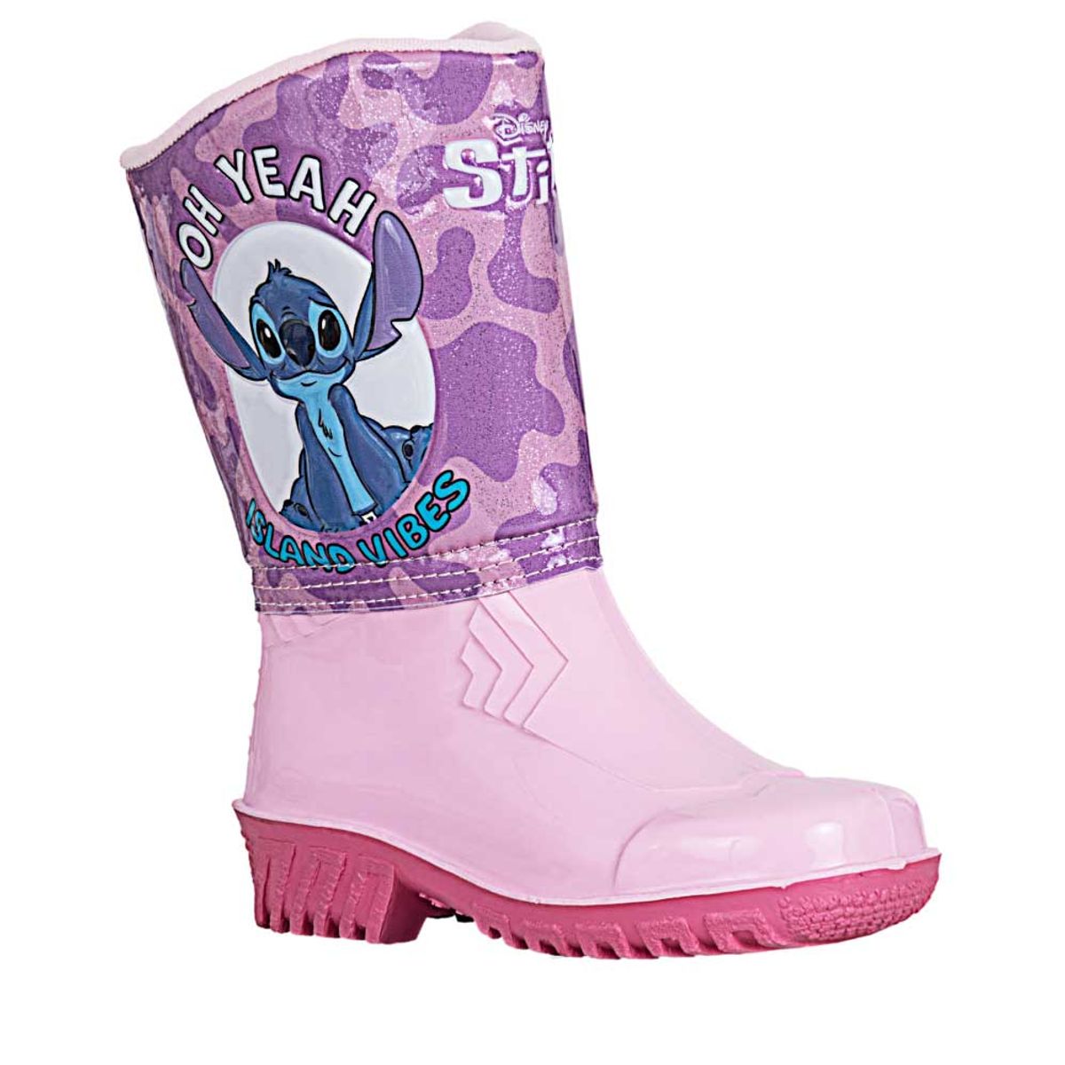 DISNEY - Botabotin de niña Disney Rosado fucsia bota yanel stitch rosado fucsi