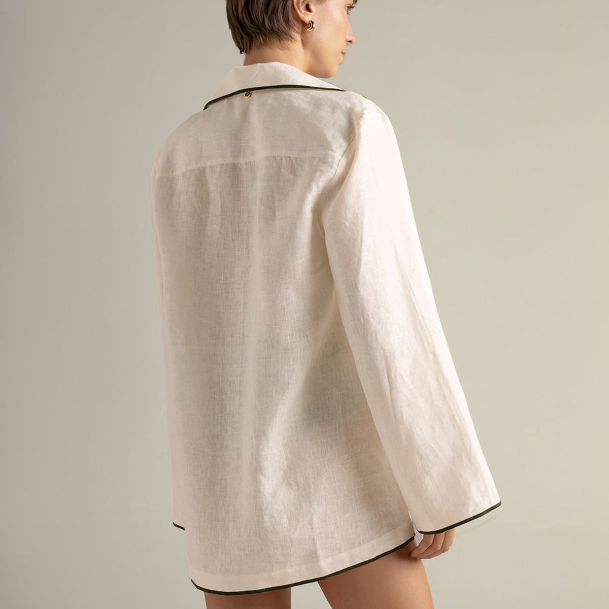 TOUCHE BALNEAIRE - Camisa manga larga en lino  0A08C61