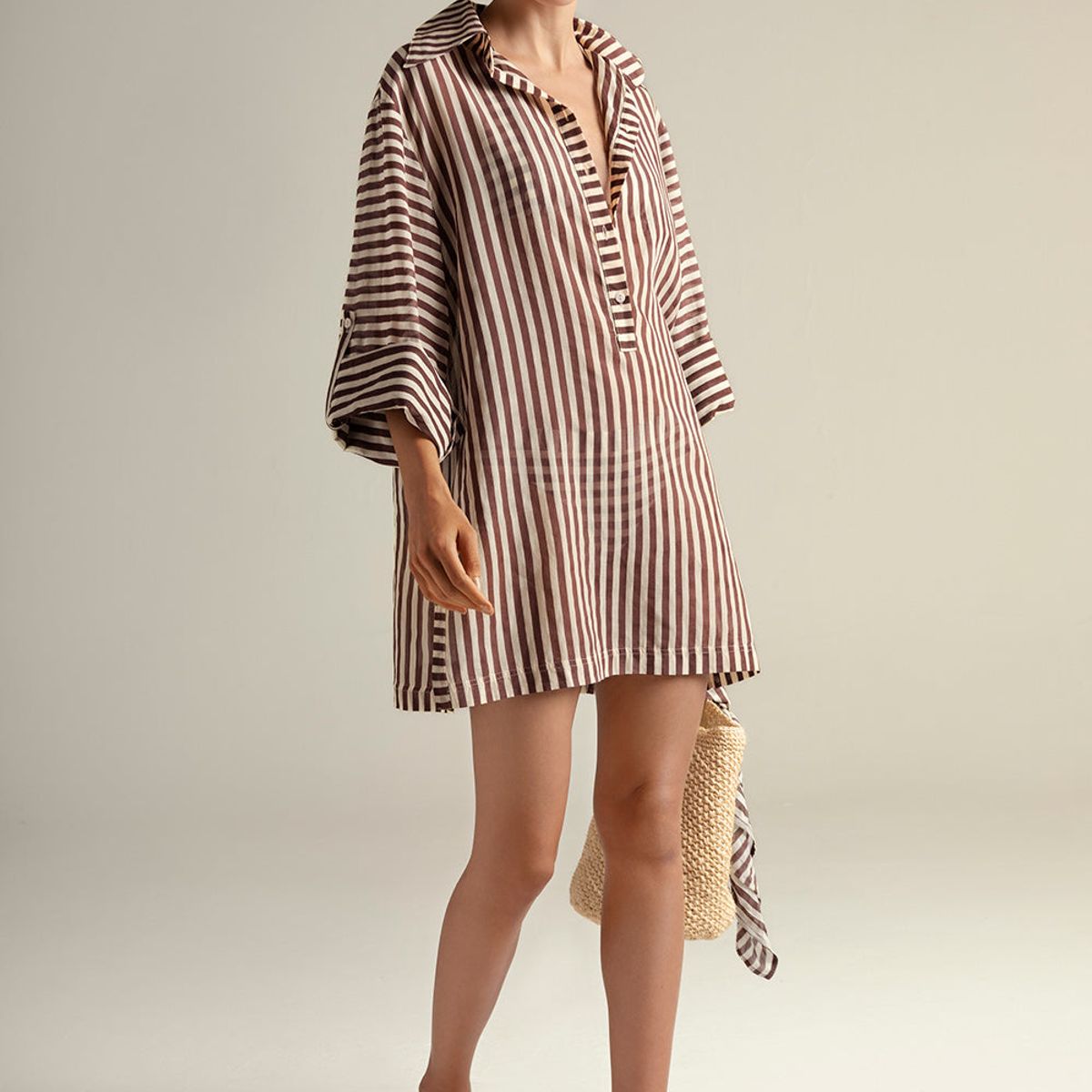 TOUCHE BALNEAIRE - Camisa manga larga en bloques de estampado 0A51061