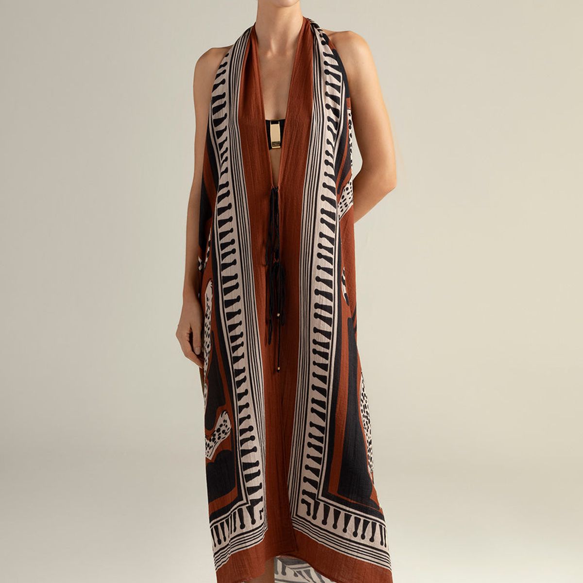 TOUCHE BALNEAIRE - Pareo en tela estampada 0A99061