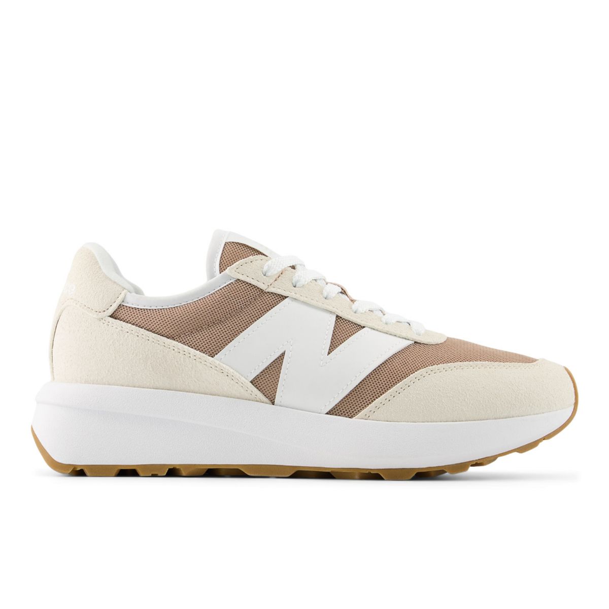 NEW BALANCE - Tenis New Balance 370 Mujer-Beige/Café