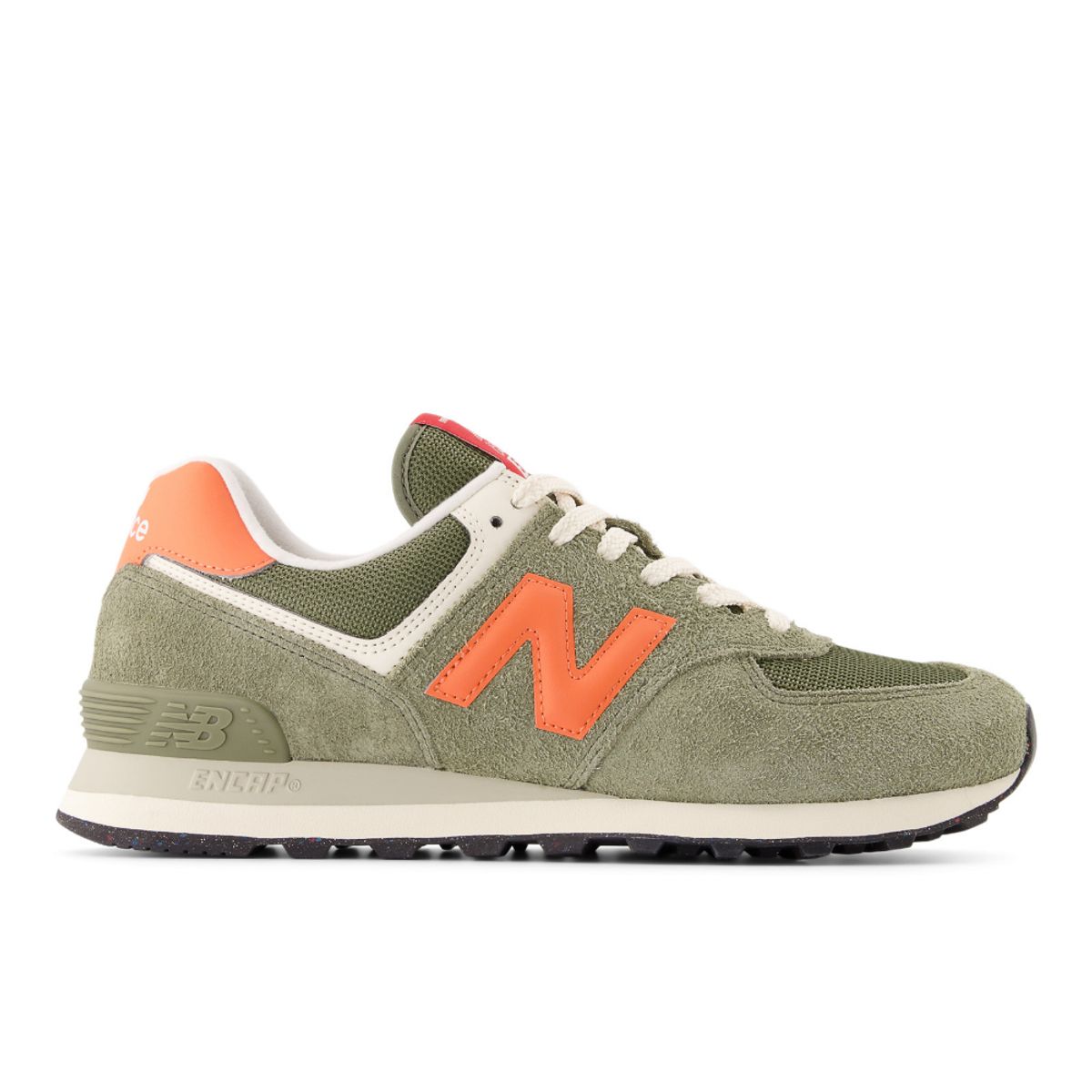 NEW BALANCE - Tenis New Balance 574 Hombre-Verde/Naranja