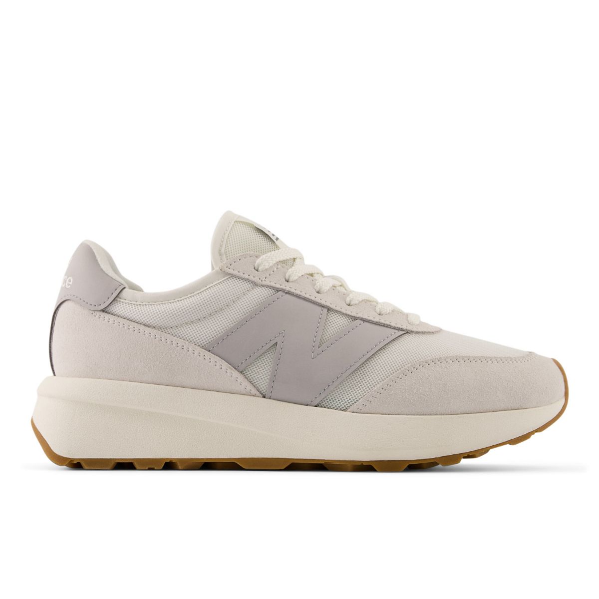 NEW BALANCE - Tenis New Balance 370 Unisex-Beige/Gris