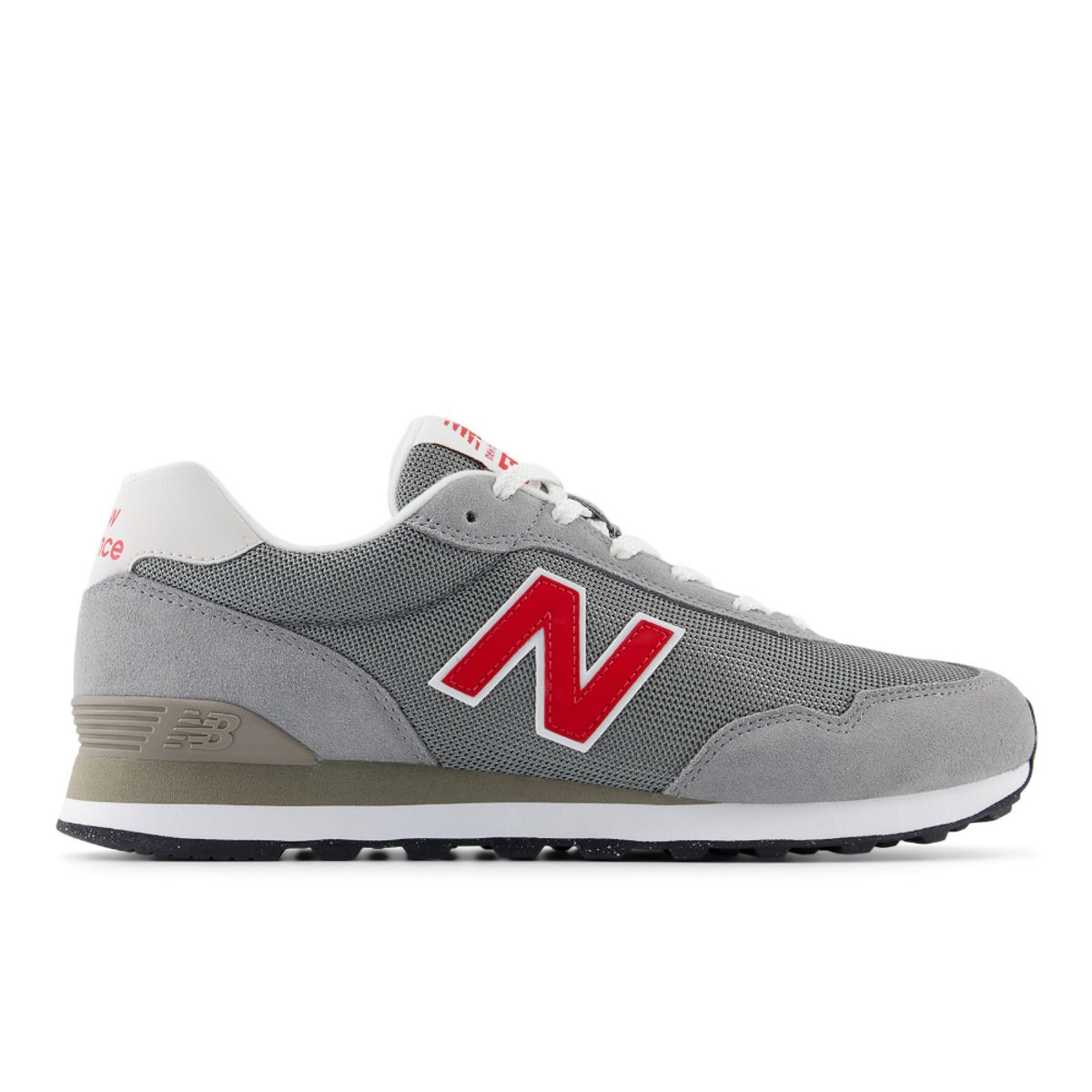 NEW BALANCE - Tenis New Balance 515 Hombre-Gris/Rojo