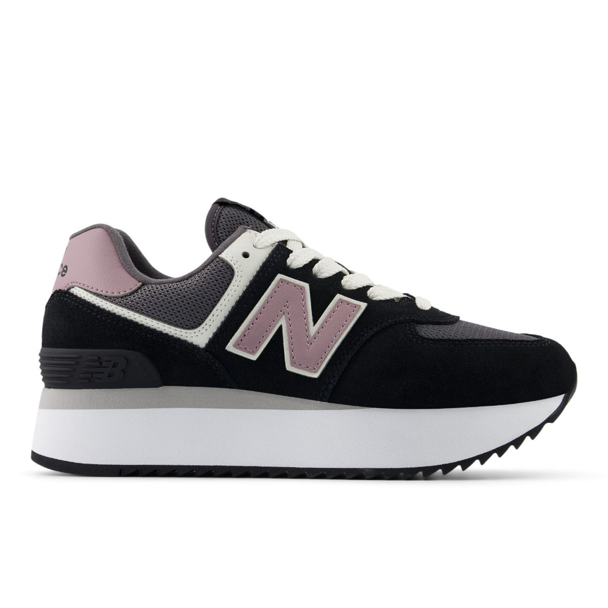 NEW BALANCE - Tenis New Balance 574 Mujer-Negro/Rosa