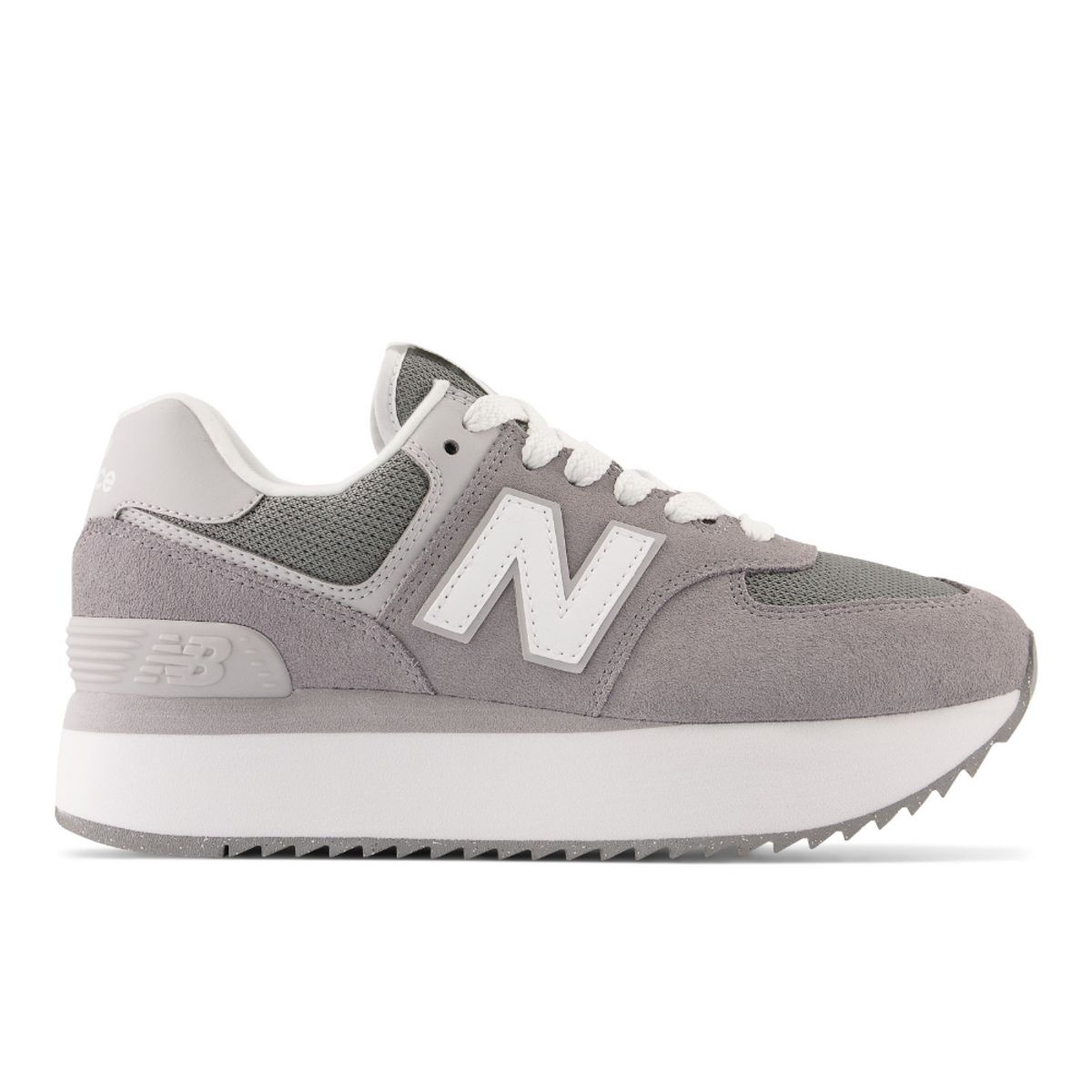 NEW BALANCE - Tenis New Balance 574 Mujer-Gris/Blanco