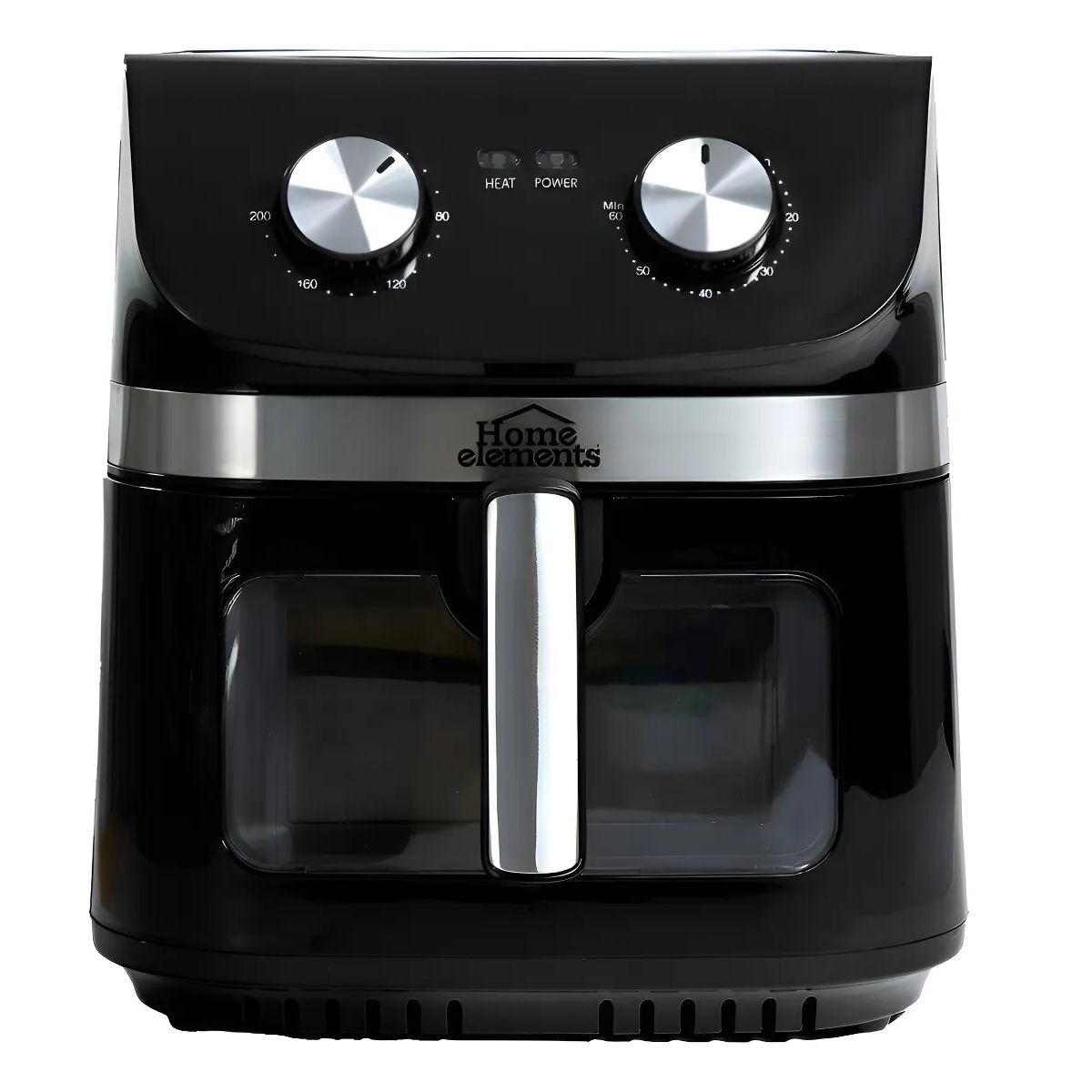 HOME ELEMENTS - Freidora De Aire Home Elements Heaf80n 8l Negra Negro