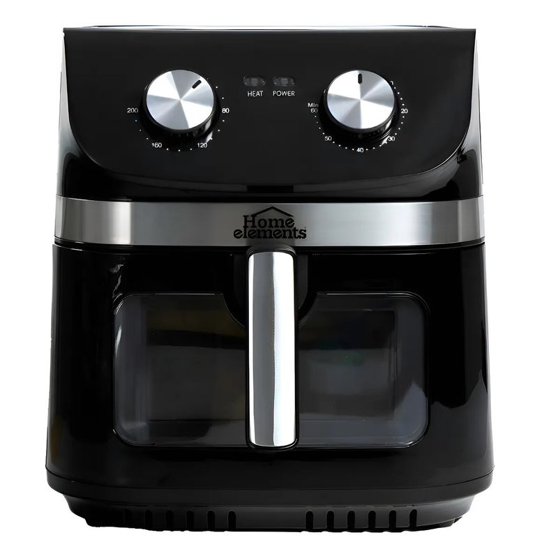 HOME ELEMENTS - Freidora De Aire Home Elements Heaf80n 8l Negra Negro
