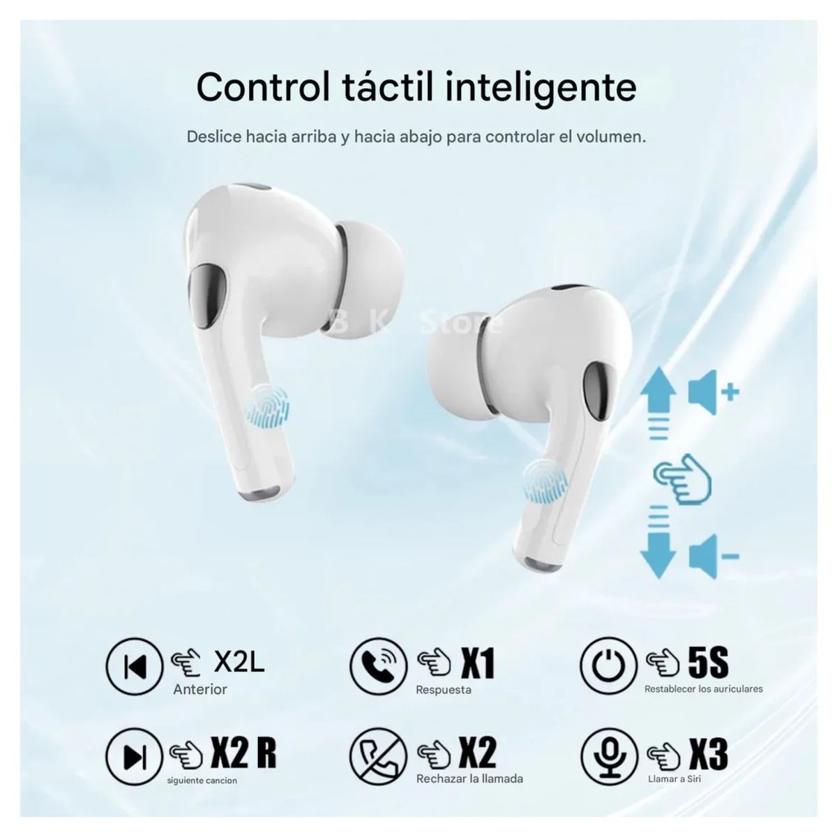 GENERICO - Set Smartwatch M30 + 7 Correas + Auriculares Inalámbricos NB2683