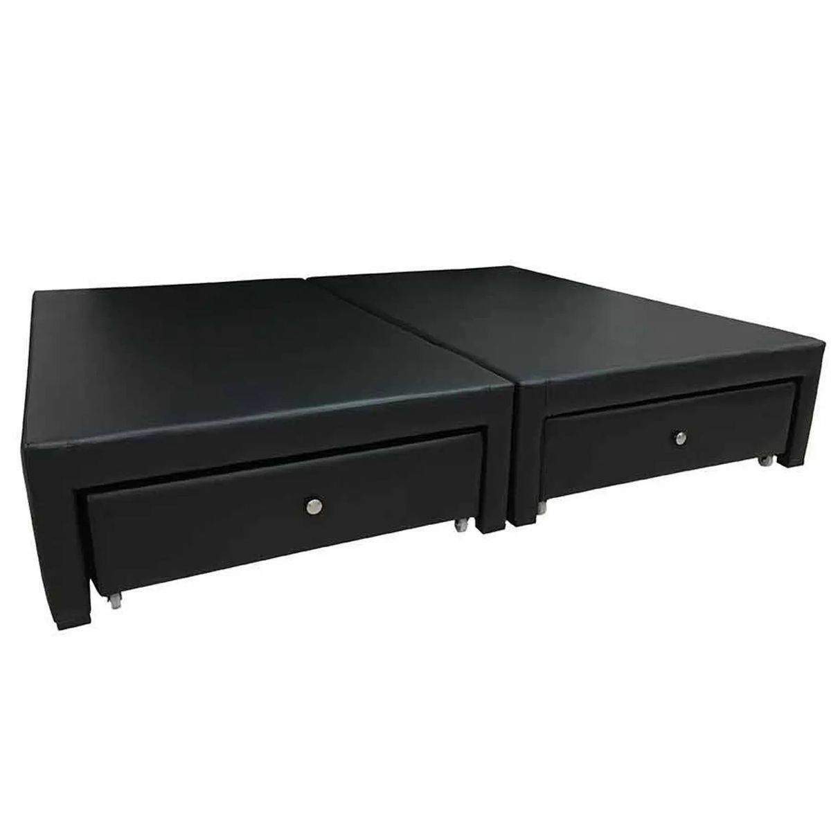 PLUMA HOME - BASECAMA  con 2 CAJONES - Estilo Romano - semidoble