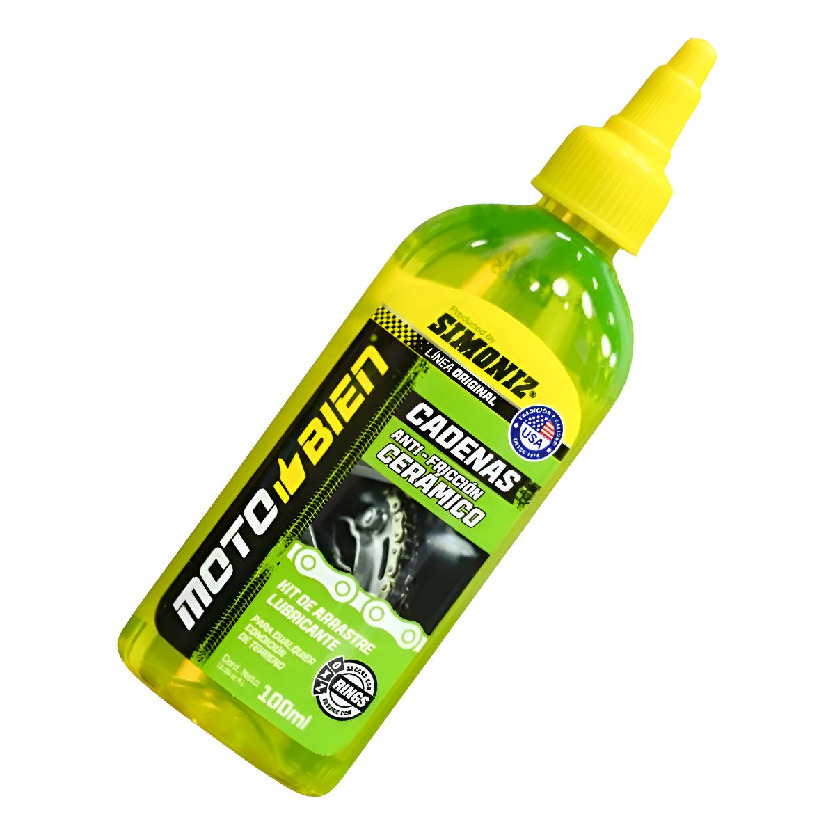 GENERICO - Lubricante Cadenas Cerámico Antifricción Simoniz Motobien