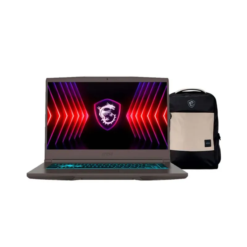 MSI - PORTATIL GAMER MSI THIN -RYZEN 7 7735HS RAM 24GB  SSD 512GB RTX 3050 4GB + MALETIN