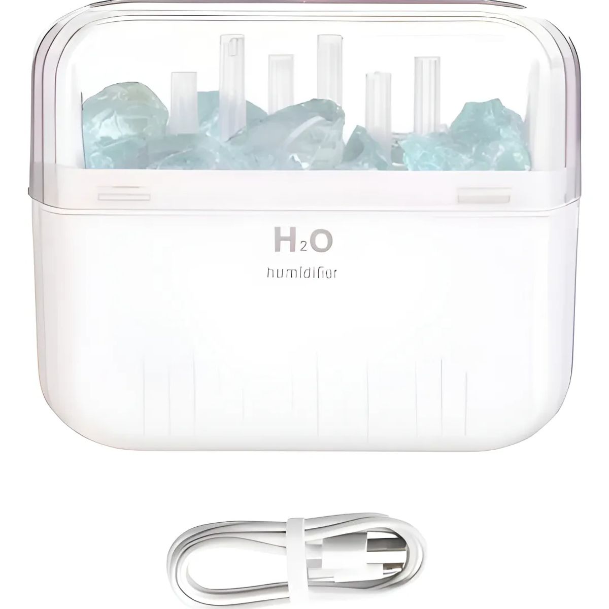 GENERICO - Humidificador Glacial Purificador Aire Recargable Usb Hogar