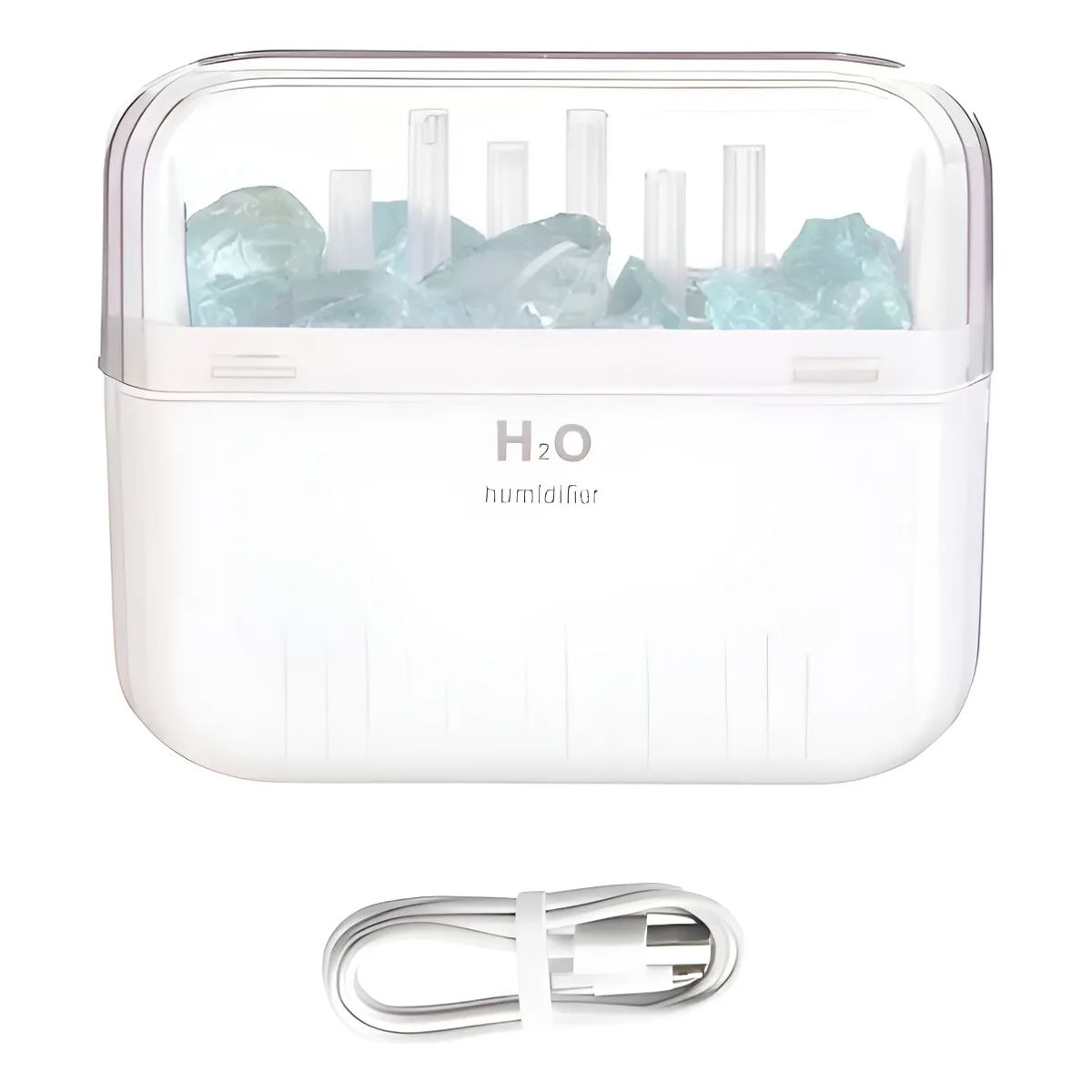 GENERICO - Humidificador Glacial Purificador Aire Recargable Usb Hogar