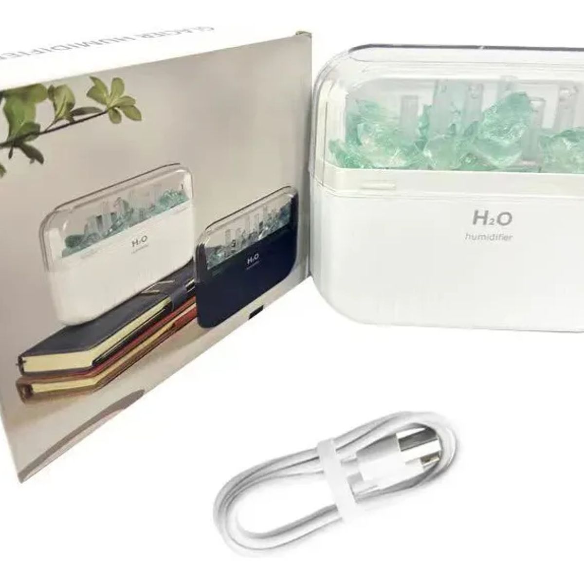 GENERICO - Humidificador Glacial Purificador Aire Recargable Usb Hogar