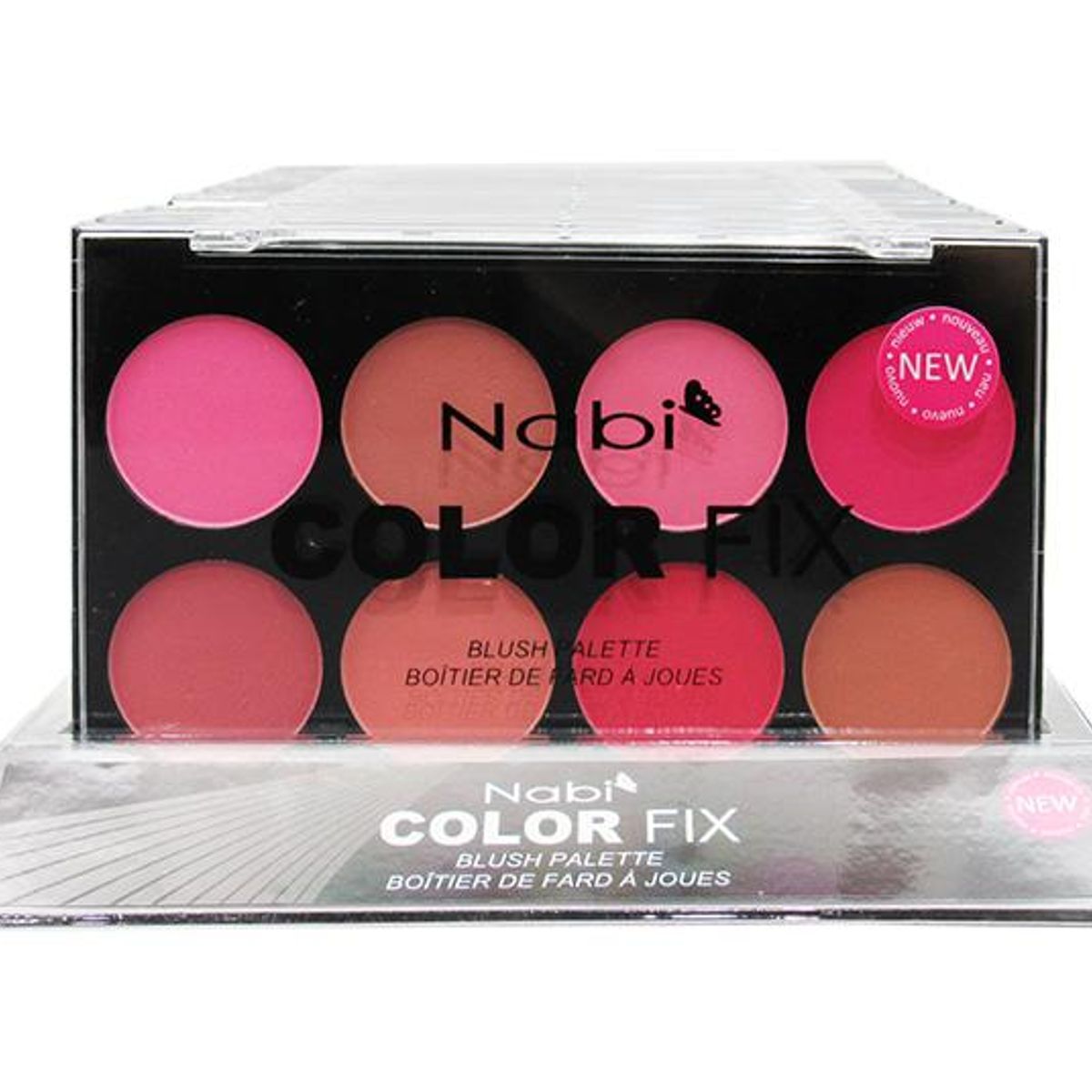 GENERICO - PALETA DE RUBORES Y CONTORNOS COLOR FIX DE NABI COSMETICS