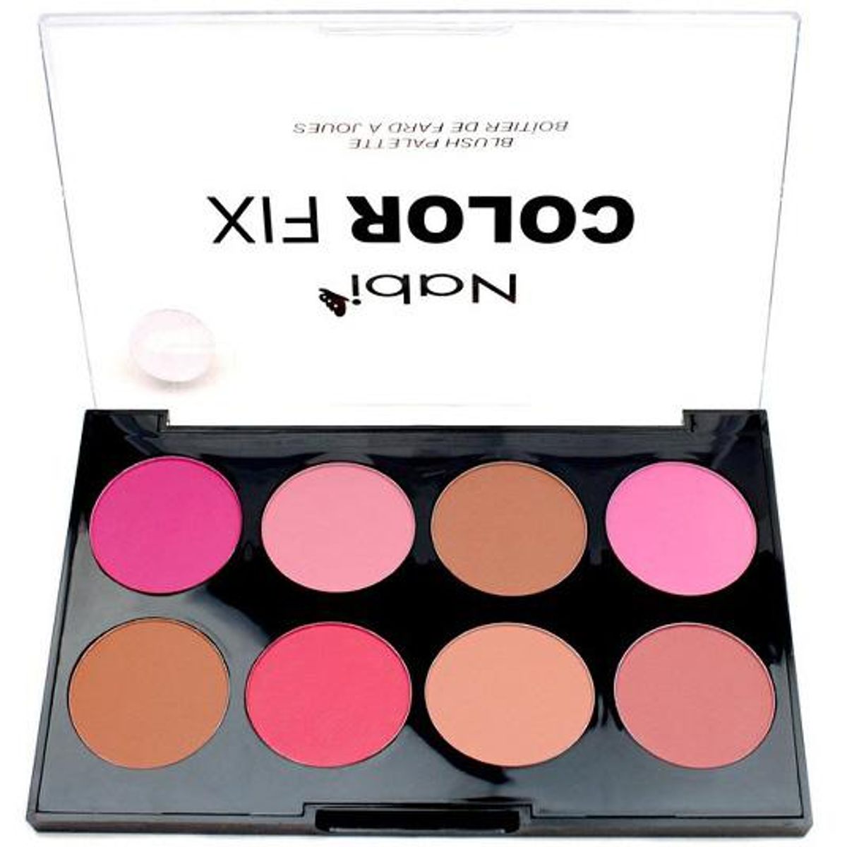 GENERICO - PALETA DE RUBORES Y CONTORNOS COLOR FIX DE NABI COSMETICS