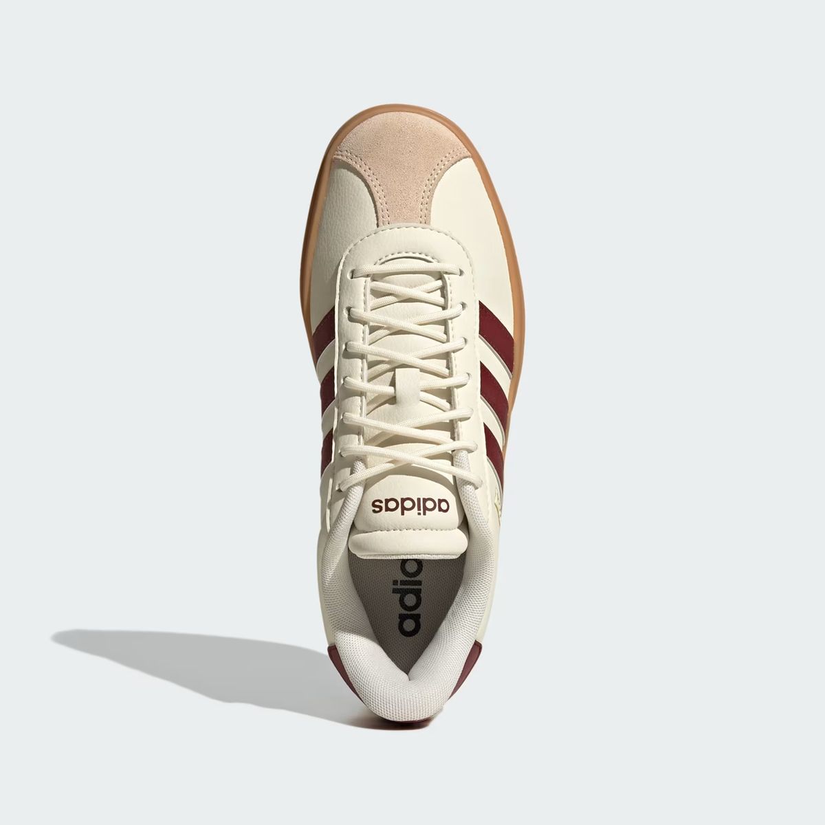 ADIDAS - Tenis Adidas Mujer VL Court Bold JQ5642 Beige Vino Casual