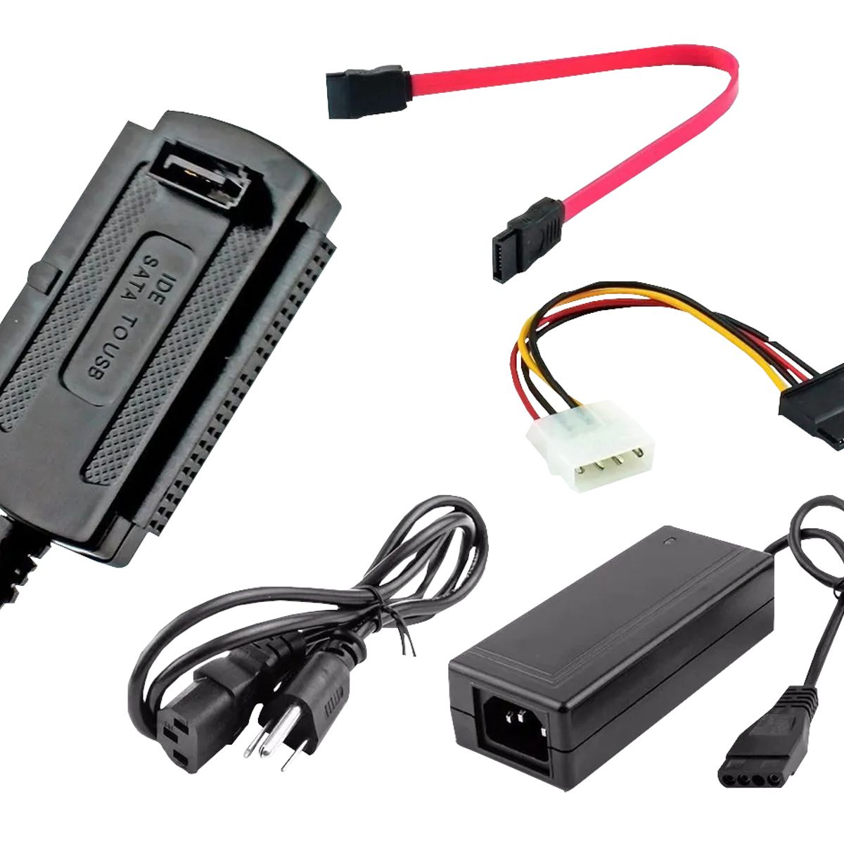 NEOTEK - Adaptador USB a IDE y SATA 25”  35”  525”  Conversor Discos Duro