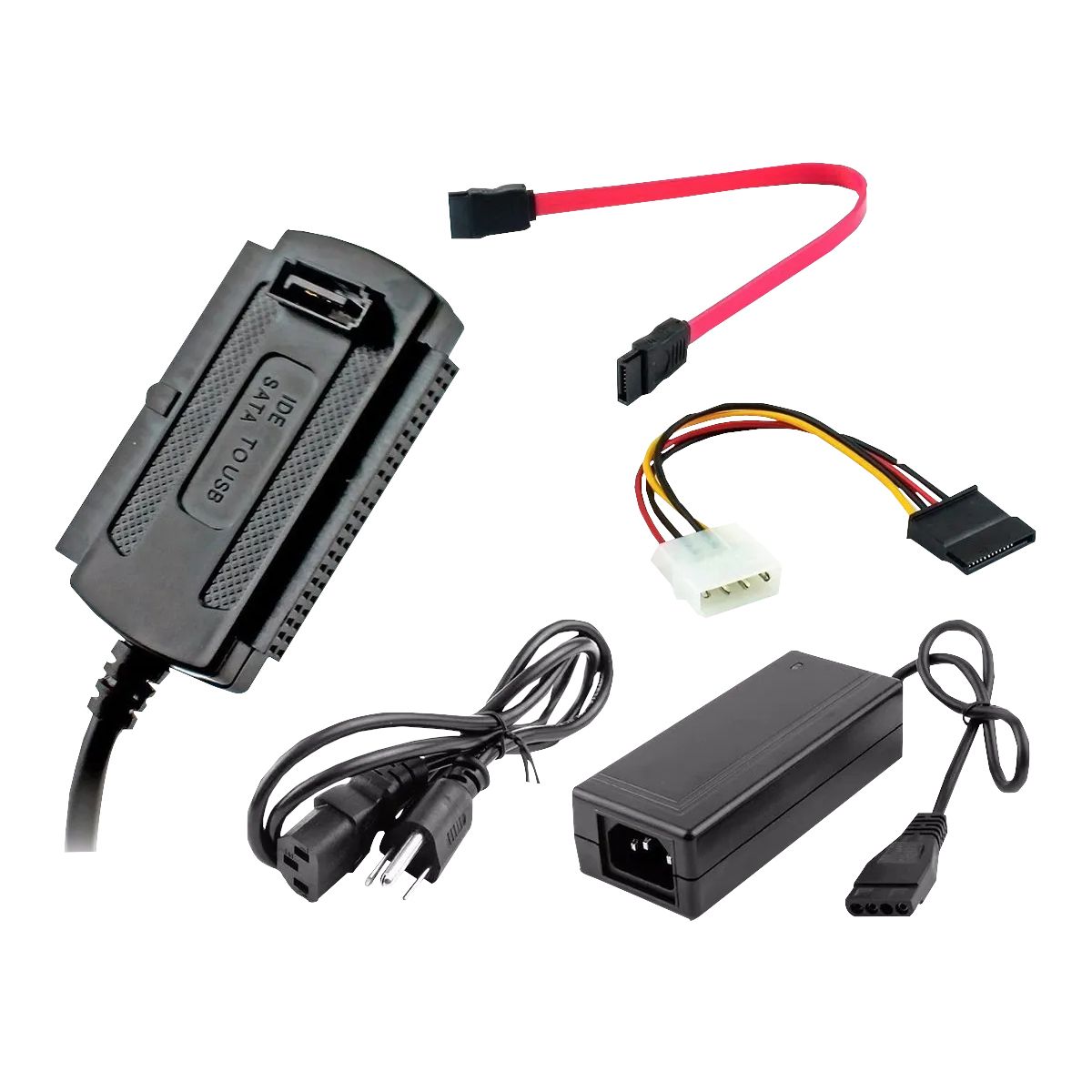 NEOTEK - Adaptador USB a IDE y SATA 25”  35”  525”  Conversor Discos Duro