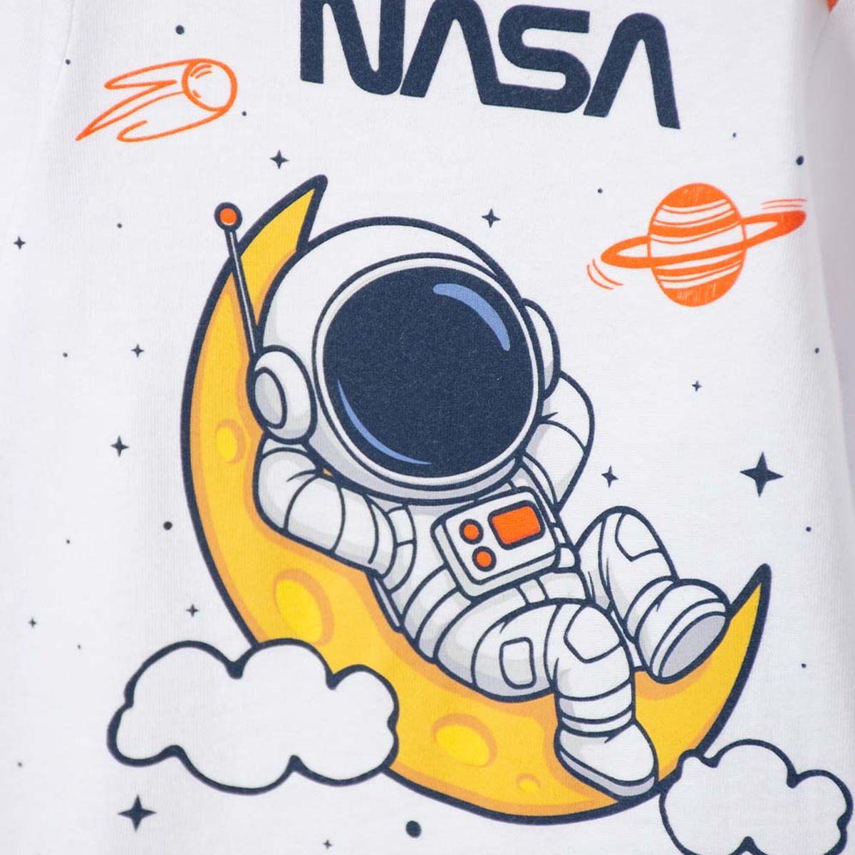 NASA - Pijama de la Nasa con pantalón largo multicolor para bebé niño