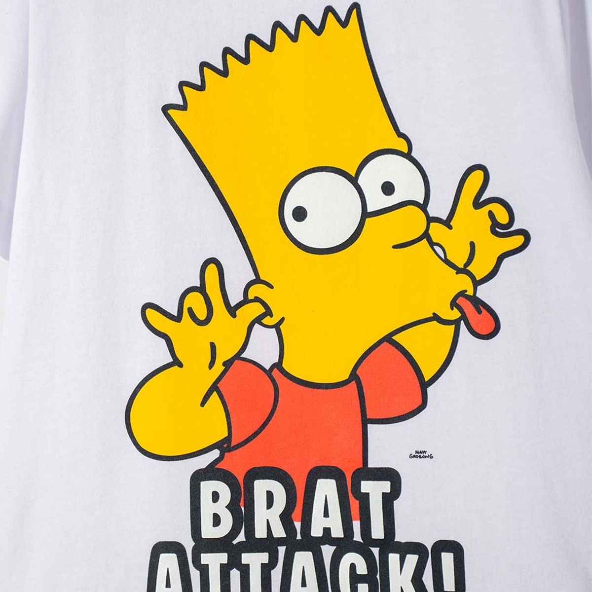 DISNEY - Pijama  de los Simpson con pantalón largo blanco, azul y amarillo para niño