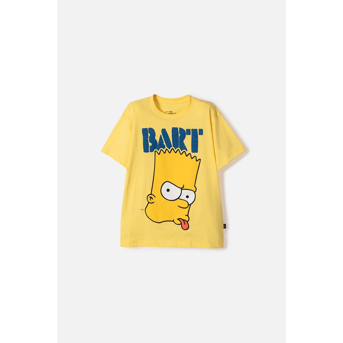 DISNEY - Camiseta de los Simpson manga corta amarillo para niño