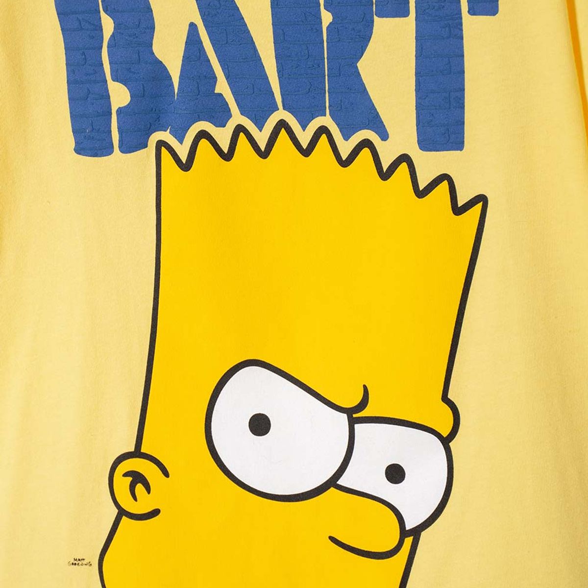 DISNEY - Camiseta de los Simpson manga corta amarillo para niño