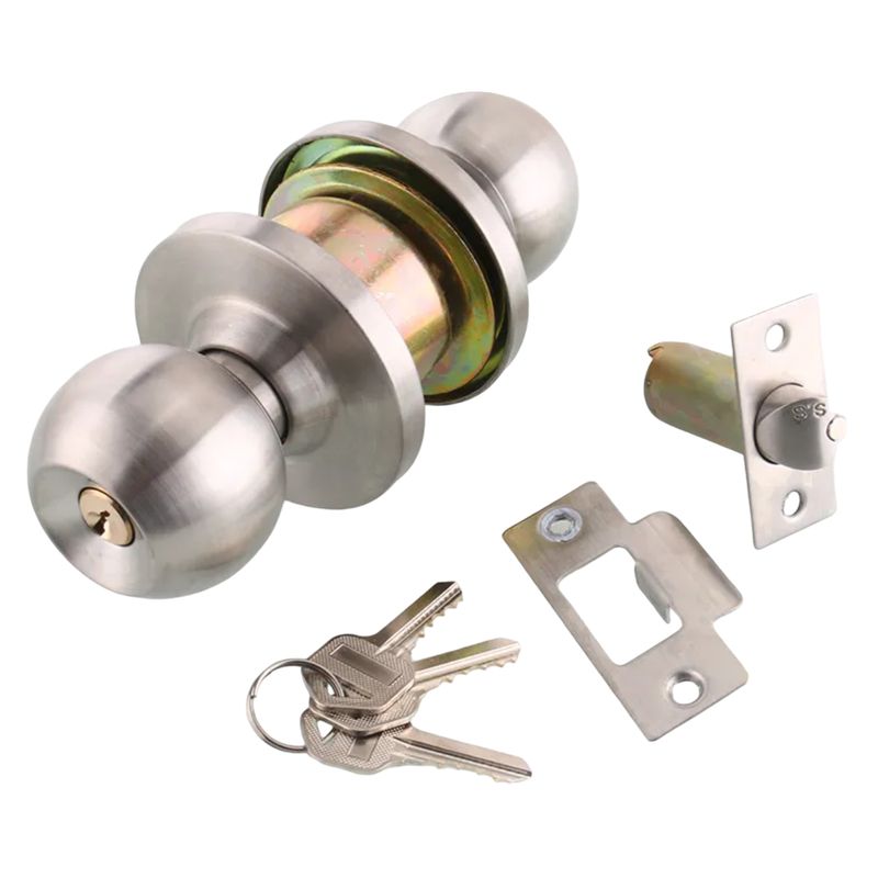 GENERICO - Chapa Para Puerta De Alcoba - Cerradura En Acero