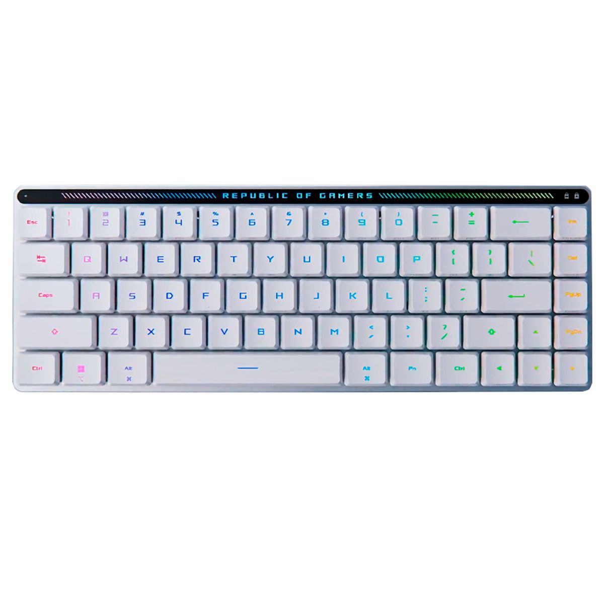 ASUS - Teclado Optico Mecanico Asus Rog Falchion RX Low Profile Blanco