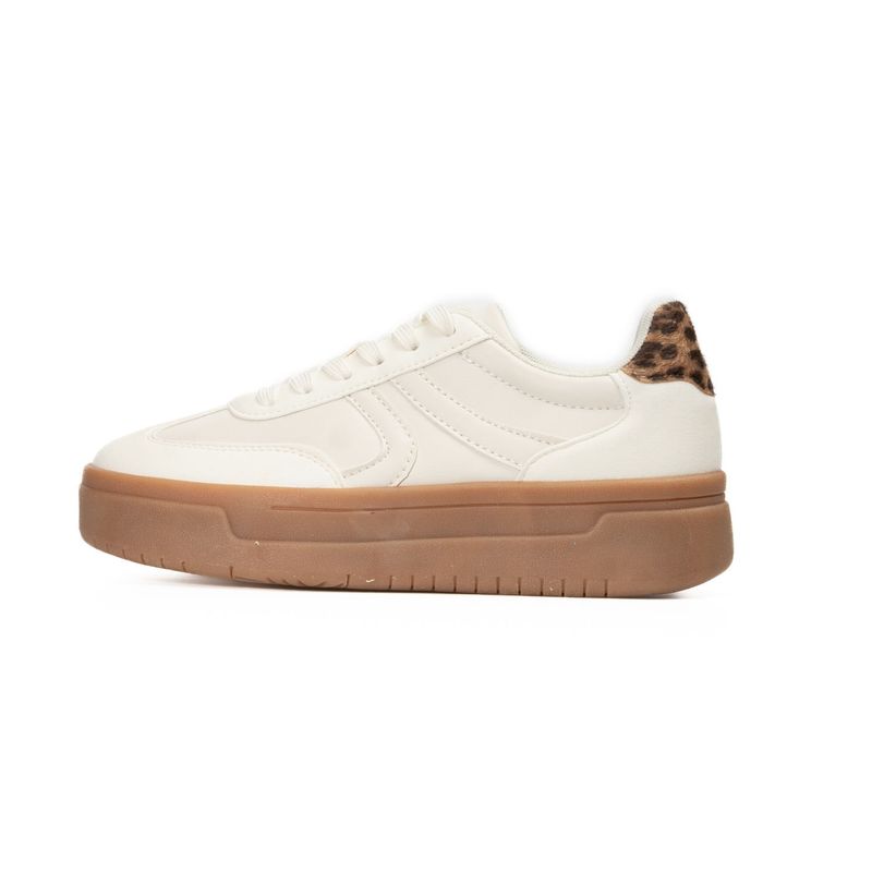 OCEAN PACIFIC - Tenis para Mujer OP ROSY Urbanos Beige