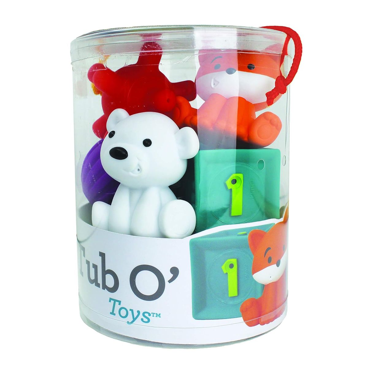 INFANTINO - Juego Sensorial Bebe 9 Piezas Animales Formas Y Colores Niños