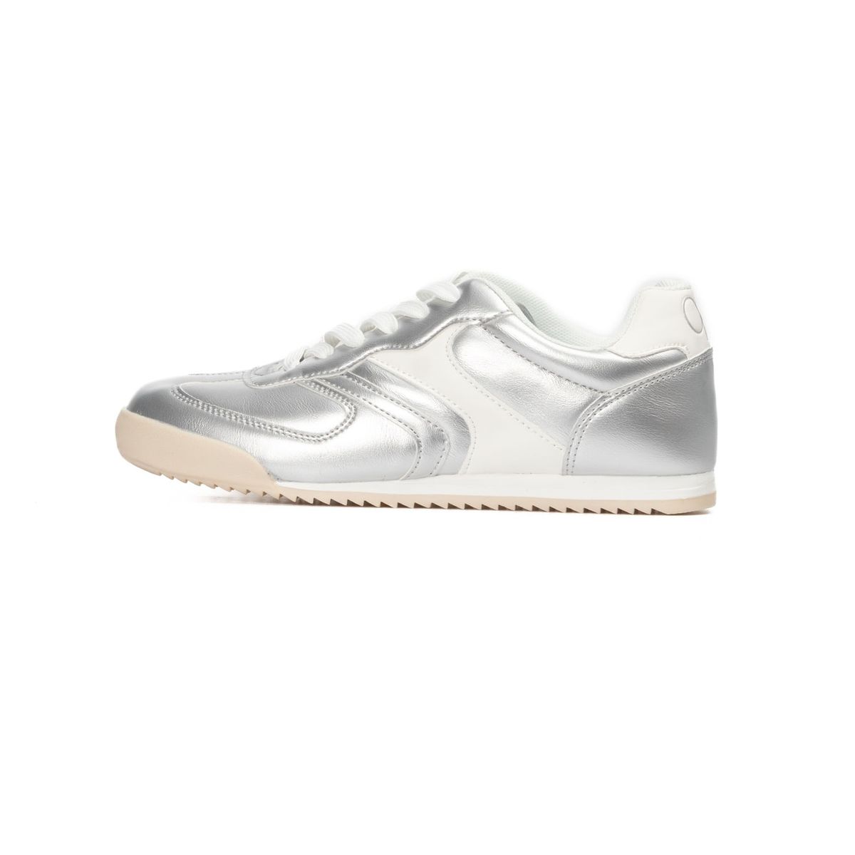 OCEAN PACIFIC - Tenis para Mujer OP ZIA Casuales Plateado