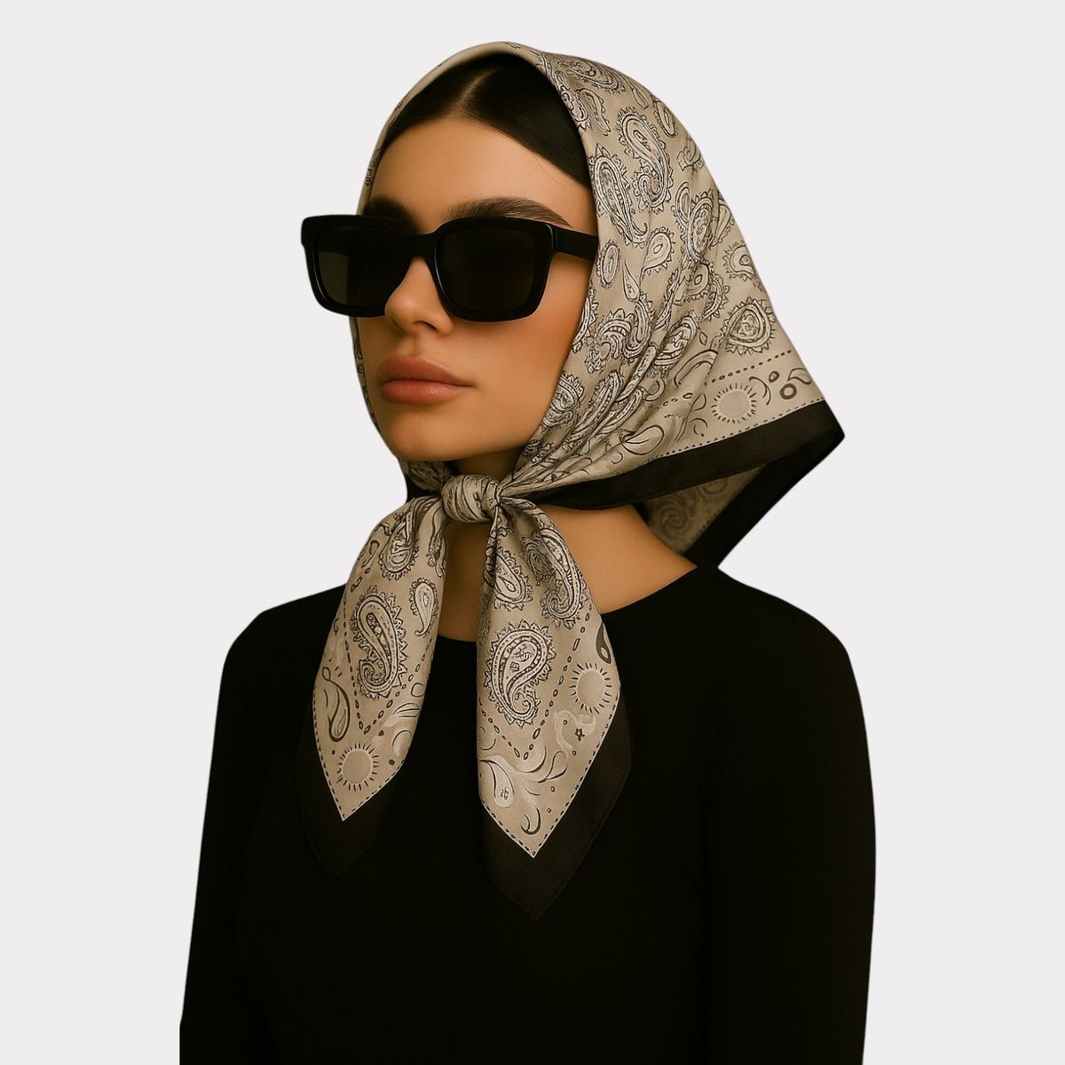 GENERICO - Pañoleta Mujer-Hombre Vintage - pañuelos estampados