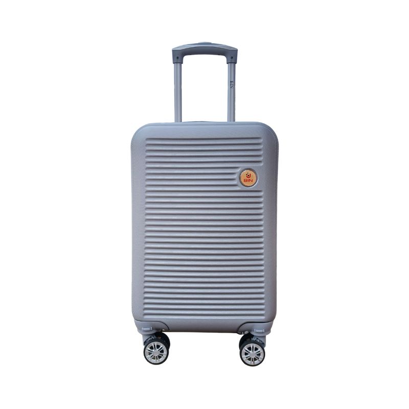BIN COLOMBIA - Maleta De Viaje 24 Pulg Expandible Mediana Bin M020 Plata