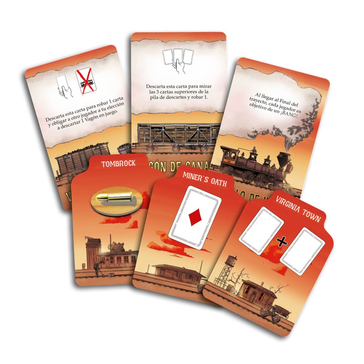 ASMODEE - Bang El Gran Asalto Al Tren Juego De Mesa