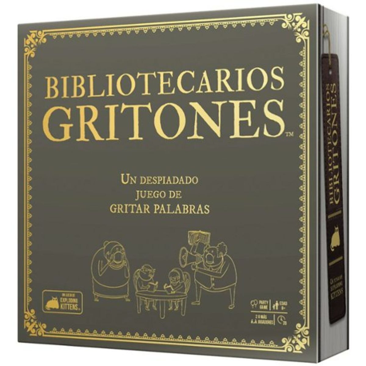 ASMODEE - Bibliotecarios Gritones Juego De Mesa Español