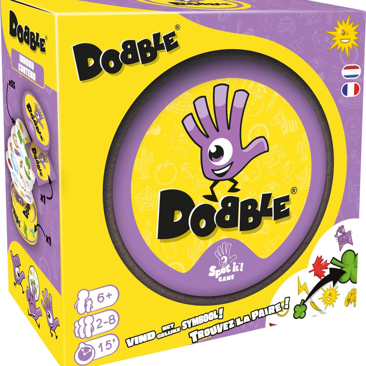 ASMODEE - Dobble Classic Juego De Mesa Español