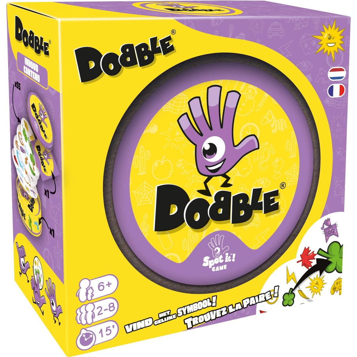 ASMODEE - Dobble Classic Juego De Mesa Español