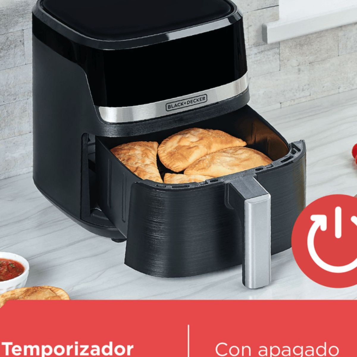 BLACK+DECKER - Freidora de aire Black+Decker PURIFRY 44Lts